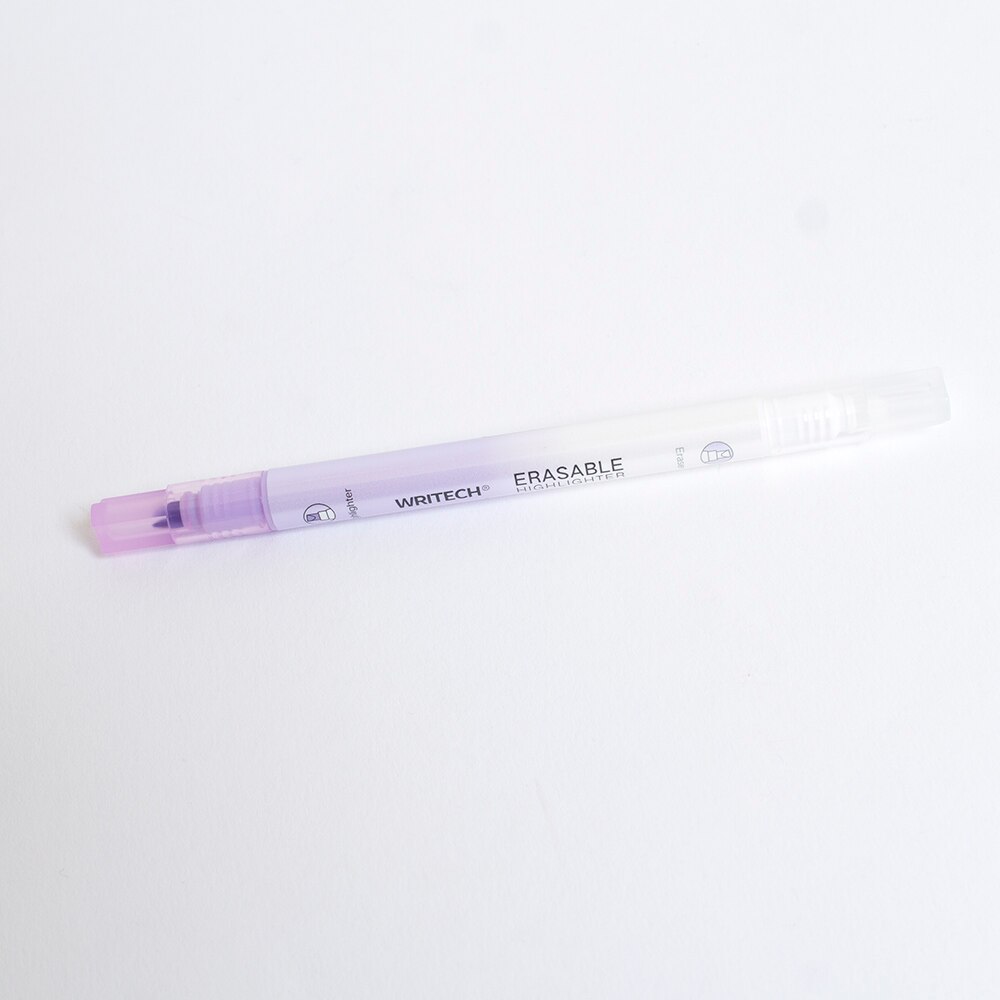 Writech, Highlighters, Art & School, Chisel Tip, Erasable, 715055, Pastel Violet